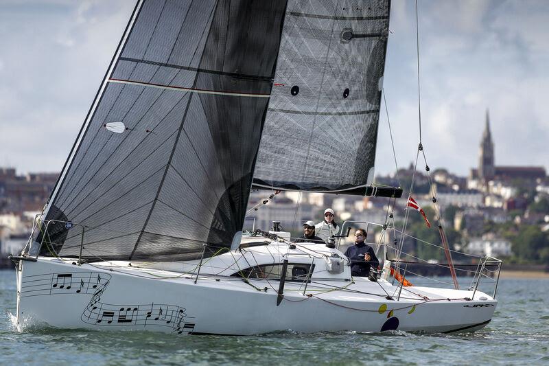 Emmanuel Pinteaux's JPK 10.10 Gioia was second in class in the 2019 race photo copyright Paul Wyeth / pwpictures.com taken at Royal Ocean Racing Club and featuring the IRC class
