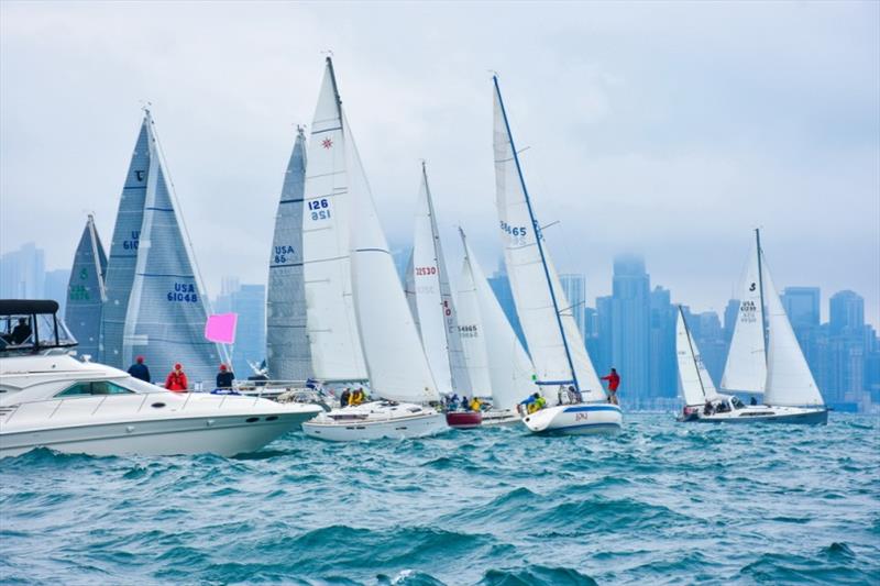 231 boats started the Chicago Yacht Club's 112th Race to Mackinac presented by Wintrust. photo copyright Chicago Yacht Club taken at Chicago Yacht Club and featuring the IRC class