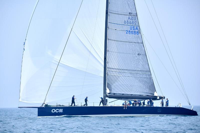 OC86 sets Bayview Mackinac Race Shore Course record photo copyright Element Photography / www.photoelement.com taken at Bayview Yacht Club and featuring the IRC class