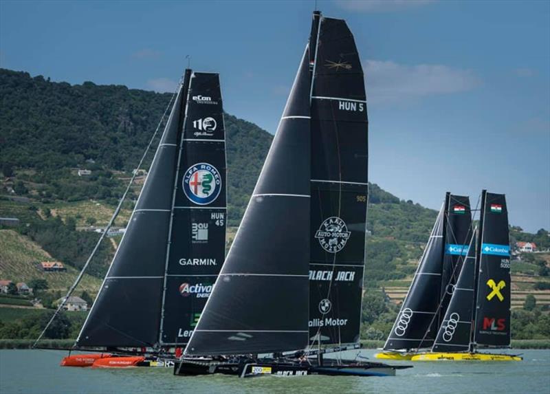 Triple Double Action Grand Final Racing at Lake Balaton photo copyright TeamGaebler taken at  and featuring the IRC class