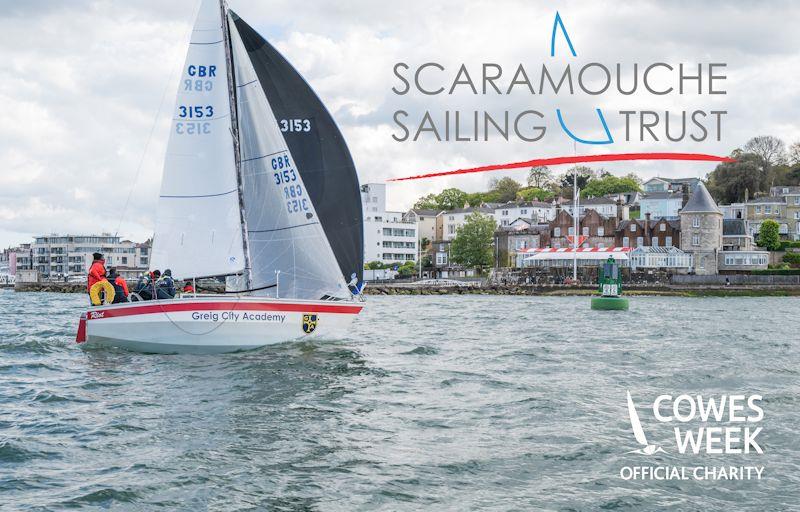 Scaramouche Sailing Trust makes a flying start to their fundraising campaign at Cowes Week photo copyright PKC Media taken at Cowes Combined Clubs and featuring the IRC class