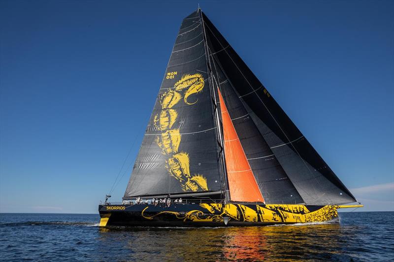 Over 350 boats are entered in the Rolex Fastnet Race, including the largest - the brand new ClubSwan 125 Skorpios belonging to Russian Dmitry Rybolovlev - photo © Skoprios