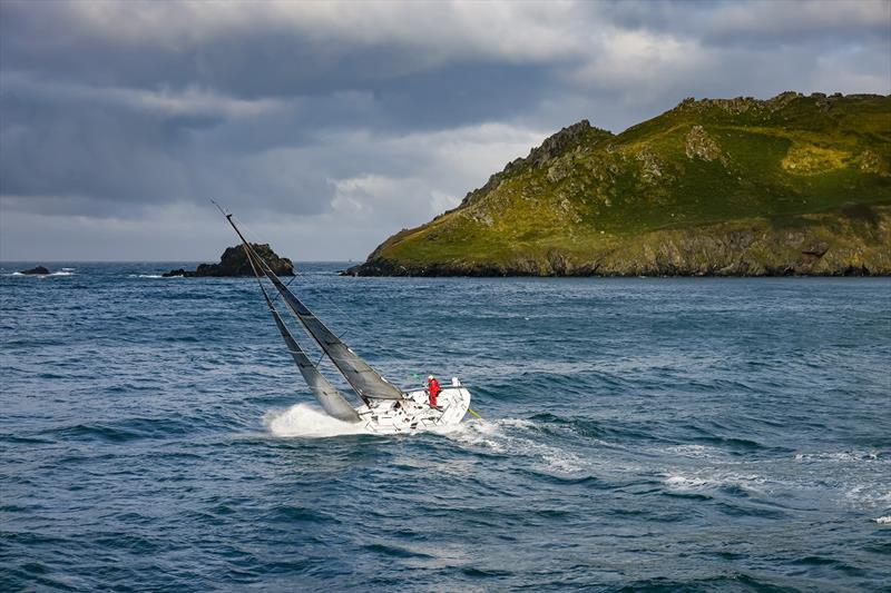 The south coast of England is marked by many headlands - Rolex Fastnet Race photo copyright Carlo Borlenghi taken at Royal Ocean Racing Club and featuring the IRC class