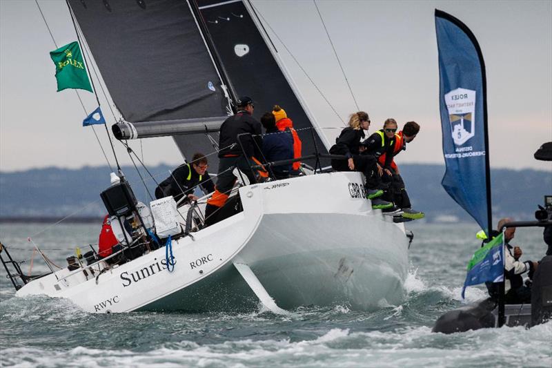 Sunrise, JPK 11.80 of Britain's Tom Kneen has been crowned overall winner of the Rolex Fastnet Race photo copyright Paul Wyeth / www.pwpictures.com taken at Royal Ocean Racing Club and featuring the IRC class