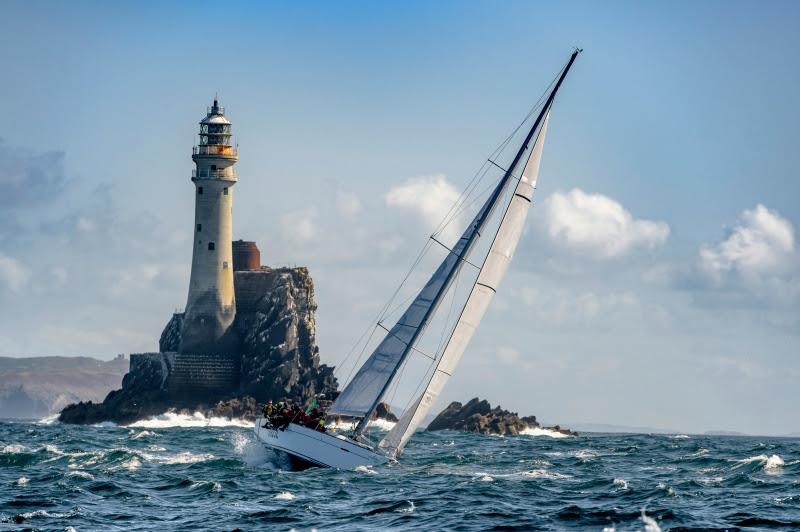 Rounding the Fastnet Rock is seminal moment for crews competing in the Rolex Fastnet Race - photo © Rolex / Kurt Arrigo