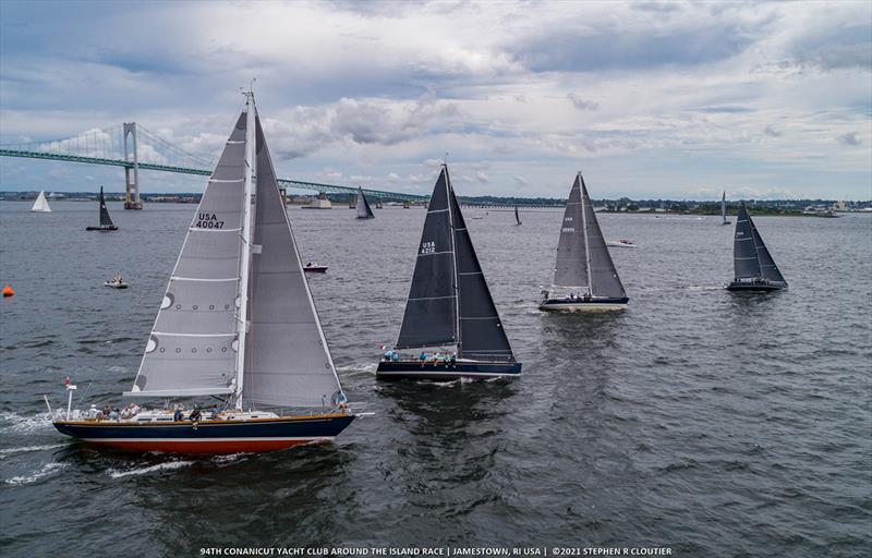 Jamestown Boats - Verrisimo and Cat Came Back - 2021 Conanicut Yacht Club Around the Island Race - photo © Stephen R Cloutier