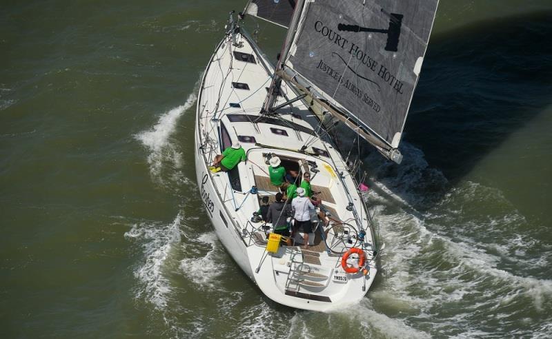 Coopers throws up some wash - 2021 SeaLink Magnetic Island Race Week photo copyright Scott Radford-Chisholm / SMIRW taken at Townsville Yacht Club and featuring the IRC class