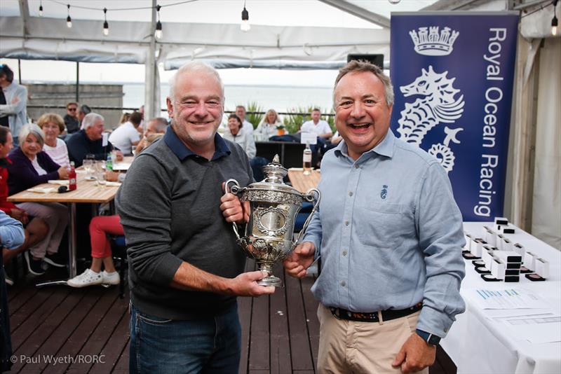 Prizegiving - RORC Castle Rock Race photo copyright Paul Wyeth taken at Royal Ocean Racing Club and featuring the IRC class
