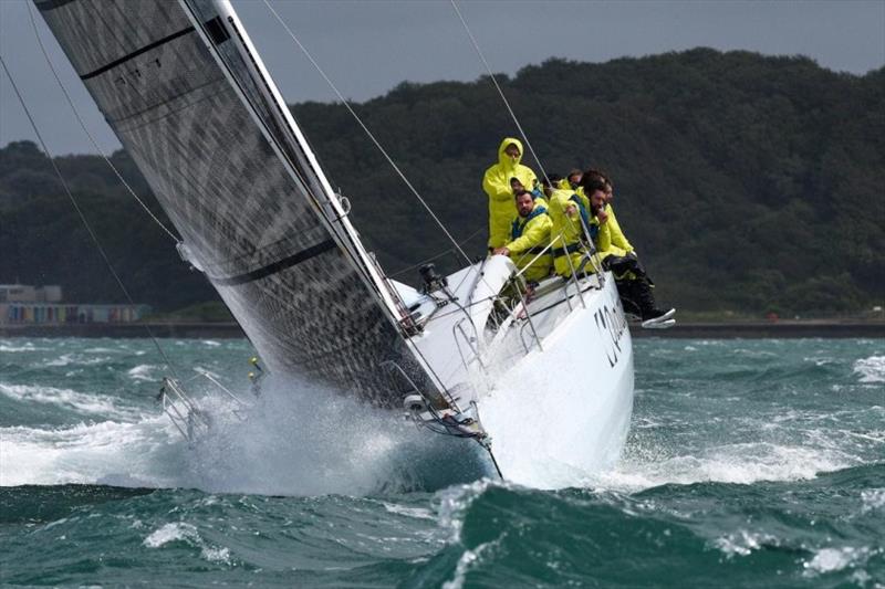 Looking forward to warmer conditions in the Canary Islands and Caribbean - the crew on Jacques Pelletier's 41 L'Ange De Milon photo copyright James Tomlinson / www.rick-tomlinson.com taken at Royal Ocean Racing Club and featuring the IRC class