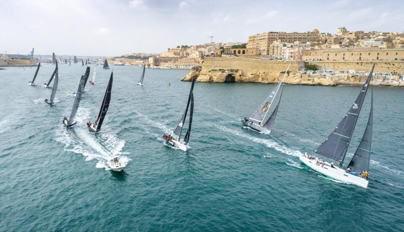 2021 Rolex Middle Sea Race underway photo copyright Kurt Arrigo / Rolex taken at Royal Malta Yacht Club and featuring the IRC class