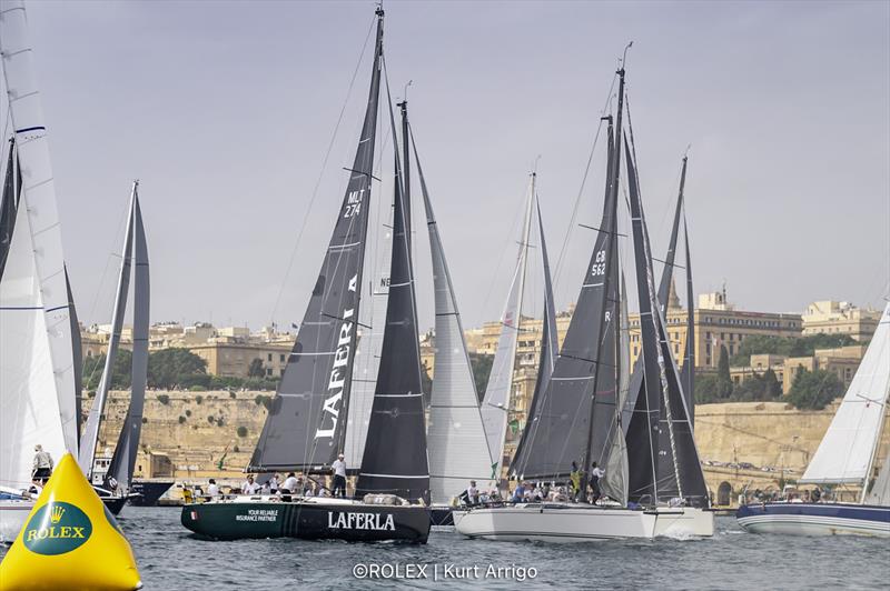 Ton Ton Laferla during the 2021 Rolex Middle Sea Race photo copyright Kurt Arrigo / Rolex taken at Royal Malta Yacht Club and featuring the IRC class