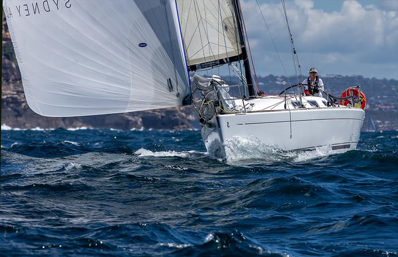 Wendy Tuck and Colin Geeves aboard the Beneteau 34.7 Speedwell photo copyright Bow Caddy Media taken at Cruising Yacht Club of Australia and featuring the IRC class