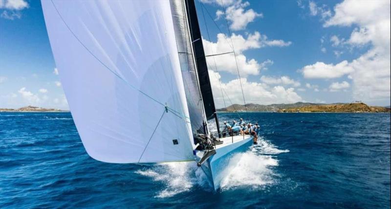 TP 52 FOX - excited for a dose of Caribbean sailing at the BVI Spring Regatta photo copyright Felipe Juncadella at UpTopMedia taken at Royal BVI Yacht Club and featuring the IRC class