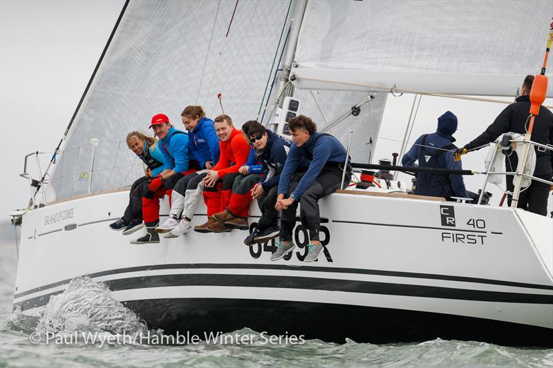 Galahad of Cowes during HYS Hamble Winter Series Race Week 6 photo copyright Paul Wyeth / www.pwpictures.com taken at Hamble River Sailing Club and featuring the IRC class