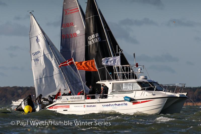 HYS Hamble Winter Series Race Week 7 - photo © Paul Wyeth / www.pwpictures.com