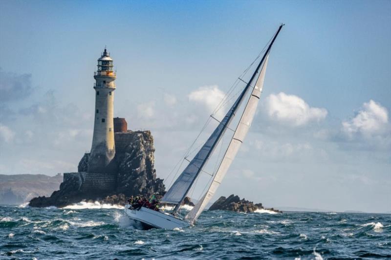 The rounding of the Fastnet Rock is a memorable moment for every competitor - photo © Kurt Arrigo / Rolex