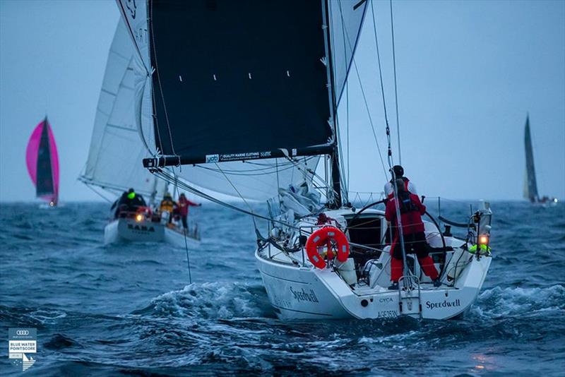 Speedwell at the start of the 2021 Cabbage Tree Island Race photo copyright Andrea Francolini taken at Cruising Yacht Club of Australia and featuring the IRC class