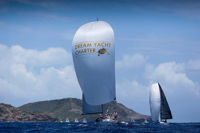 Bareboats along the western coast of Antigua - Antigua Sailing Week - photo © Paul Wyeth / pwpictures.com