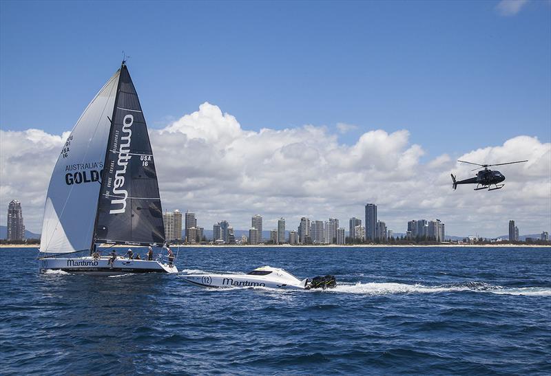 Maritimo 11 departs her home on the Gold Coast, bound for the 2021 Sydney Hobart Race photo copyright Maritimo taken at  and featuring the IRC class
