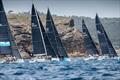 2022 Antigua Sailing Week fleet racing outside of English Harbour © Paul Wyeth / pwpictures.com