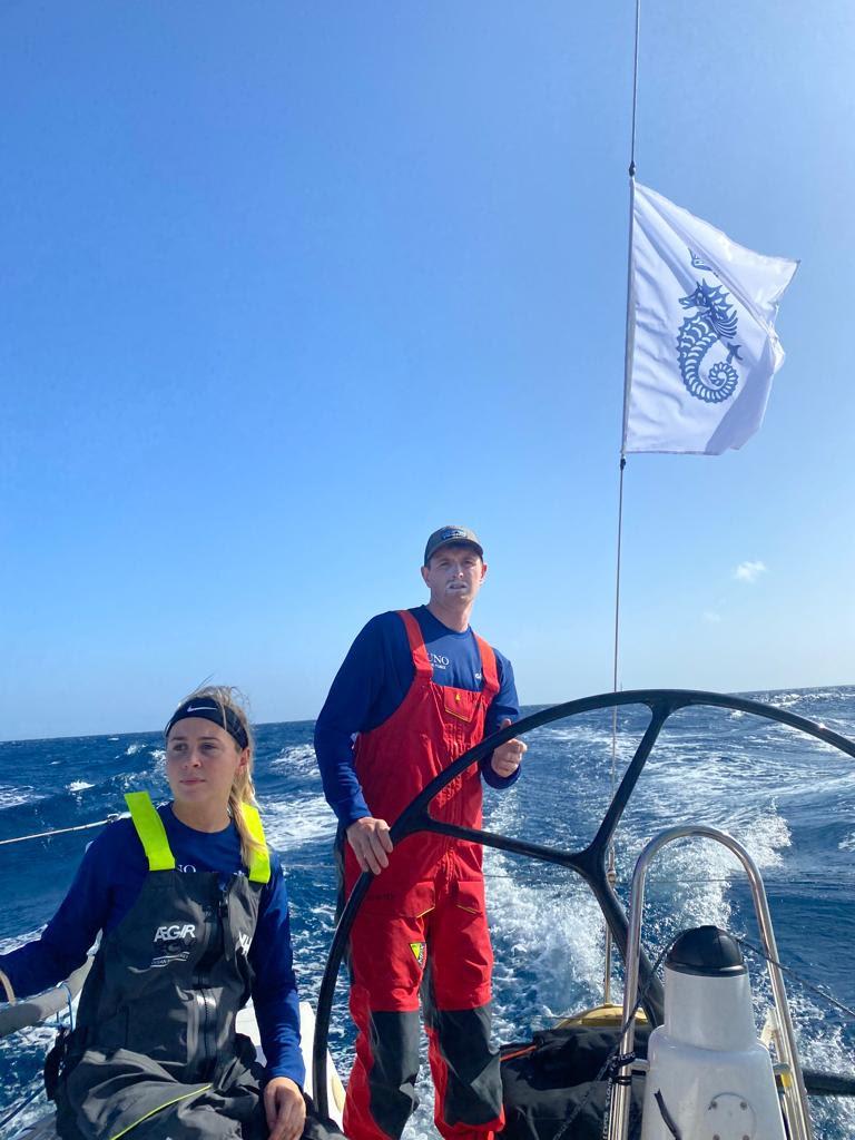 Onboard Juno in the RORC Transatlantic Race photo copyright Juno / Christopher Daniel taken at Royal Ocean Racing Club and featuring the IRC class