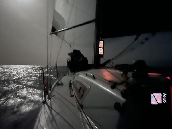 On board Jangada in the RORC Transatlantic Race photo copyright Jangada taken at Royal Ocean Racing Club and featuring the IRC class