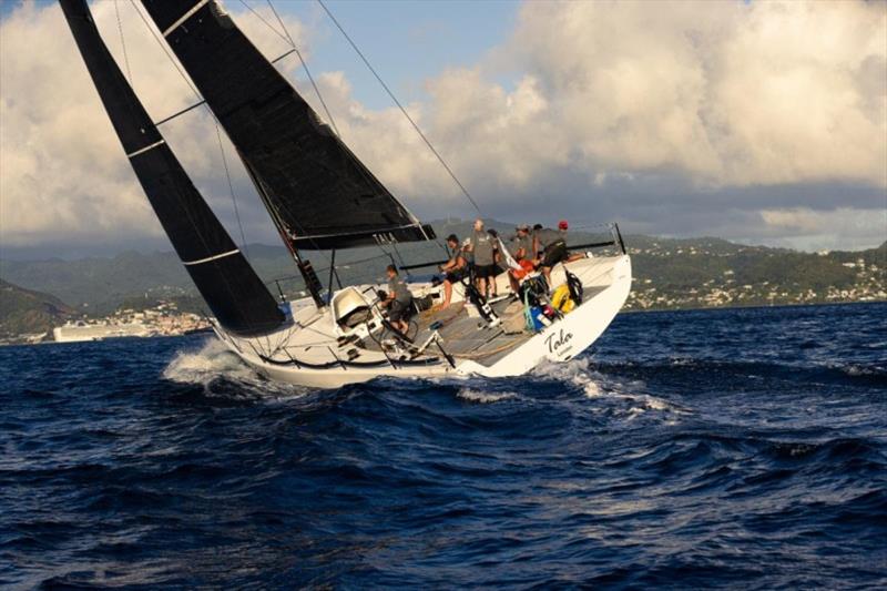 Tala crossed the finish line off Camper & Nicholsons Port Louis Marina and headed for the Carenage and the dock for a warm welcome photo copyright Arthur Daniel / RORC taken at Royal Ocean Racing Club and featuring the IRC class