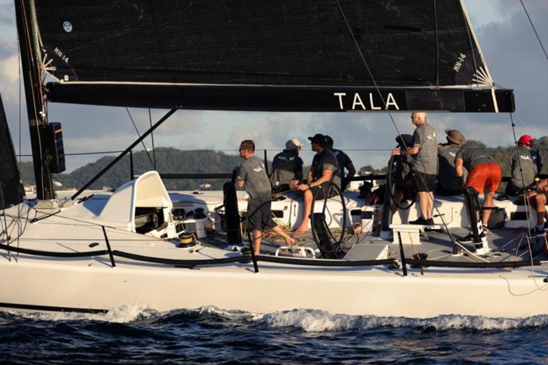 ala cross the finish line of the 2022 RORC Transatlantic Race after a close battle for IRC Zero photo copyright Arthur Daniel / RORC taken at Royal Ocean Racing Club and featuring the IRC class