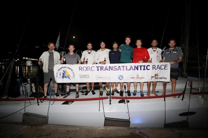 Team Phosphorus II: Quentin Bes-Green, Conor Corson, Ian Emerson, Mark Emerson, Tom Harrison, Calum Healey, Daniel Jones, Alex Laline, Edward Myers - photo © Arthur Daniel / RORC