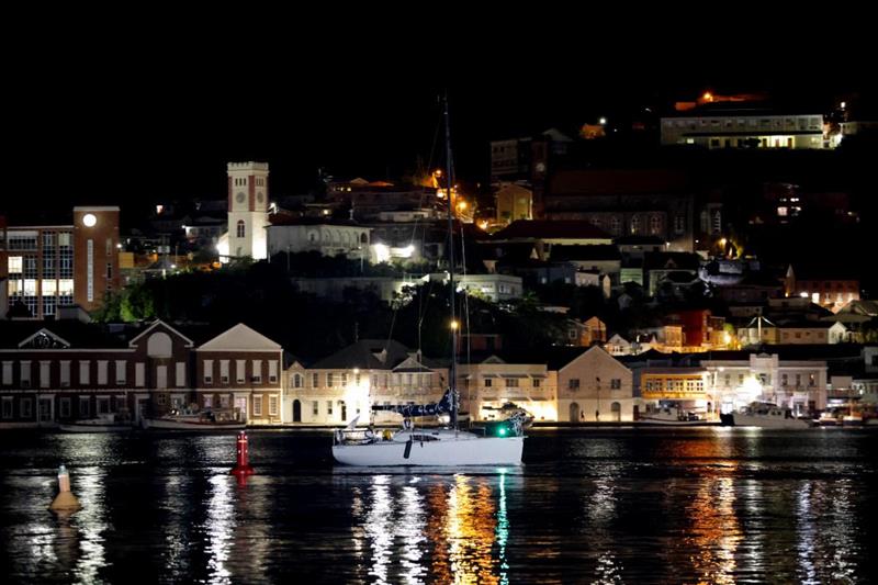 After crossing the RORC Transatlantic Race finish line Jangada makes her way to the dock at Camper & Nicholsons Port Louis Marina photo copyright Arthur Daniel / RORC taken at Royal Ocean Racing Club and featuring the IRC class