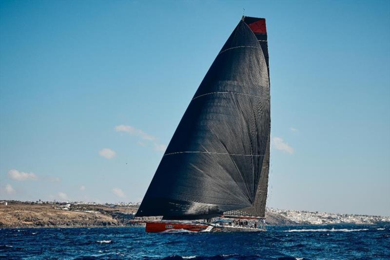 Maxi Comanche (CAY), skippered by Mitch Booth lifted the RORC Transatlantic Race Trophy for the best corrected time under IRC and set a new Monohull Race Record photo copyright James Mitchell / RORC taken at Royal Ocean Racing Club and featuring the IRC class