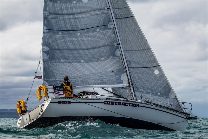 Distraction and High Voltage in the 2020 RNI photo copyright Deb Williams taken at Royal Port Nicholson Yacht Club and featuring the IRC class