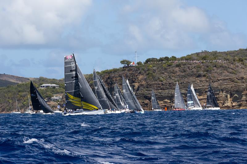 Pogo 12.50 Hermes from Canada amongst the starters in IRC in the 13th RORC Caribbean 600 photo copyright Arthur Daniel / RORC taken at Antigua Yacht Club and featuring the IRC class