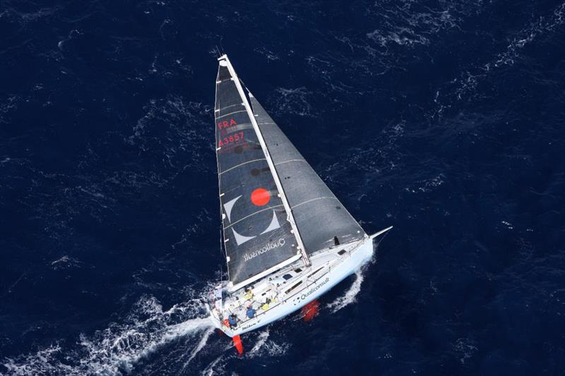 Jacques Pelletier's Milon 41 L'Ange de Milon (FRA), which is lying fourth in IRC Two after time correction in the 13th RORC Caribbean 600 photo copyright Tim Wright / www.photoaction.com taken at Antigua Yacht Club and featuring the IRC class