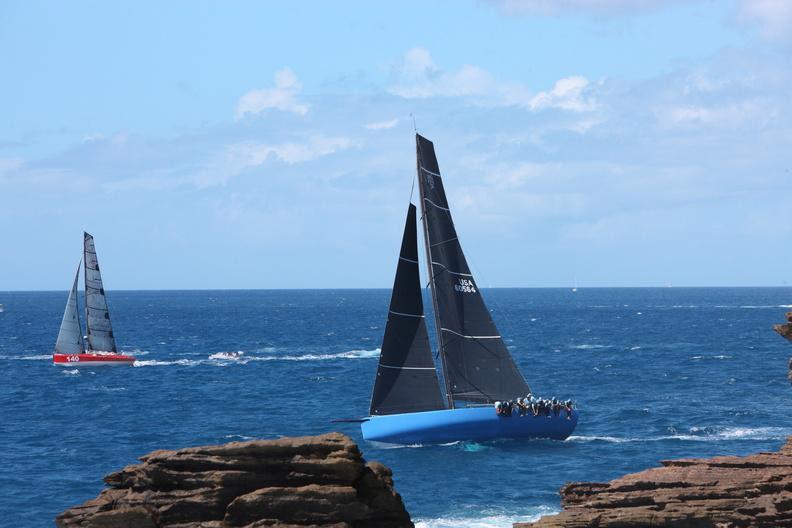 Christopher Sheehan's Pac52 Warrior Won (USA) leads class in the 13th RORC Caribbean 600 photo copyright Tim Wright / www.photoaction.com taken at Antigua Yacht Club and featuring the IRC class