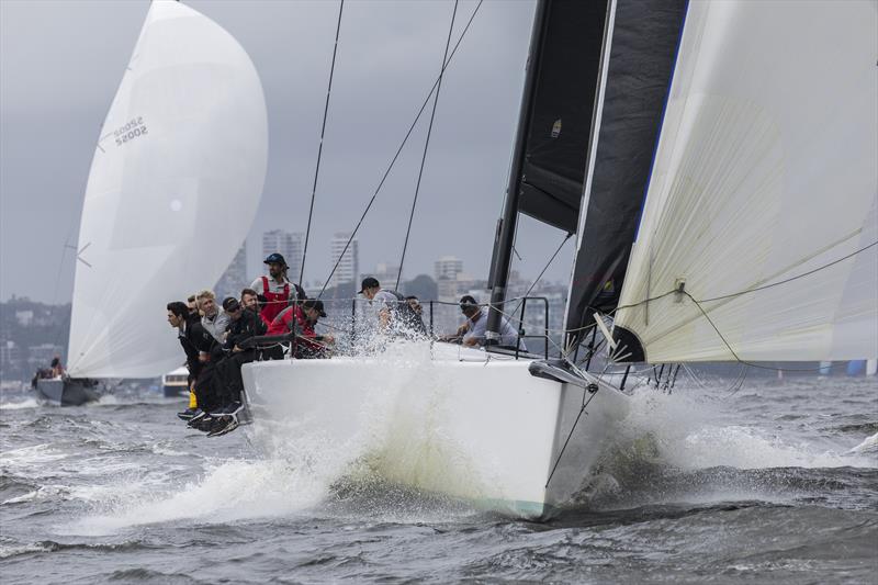 Matador hit her straps at the 2022 Sydney Harbour Regatta photo copyright Andrea Francolini / MHYC taken at Middle Harbour Yacht Club and featuring the IRC class