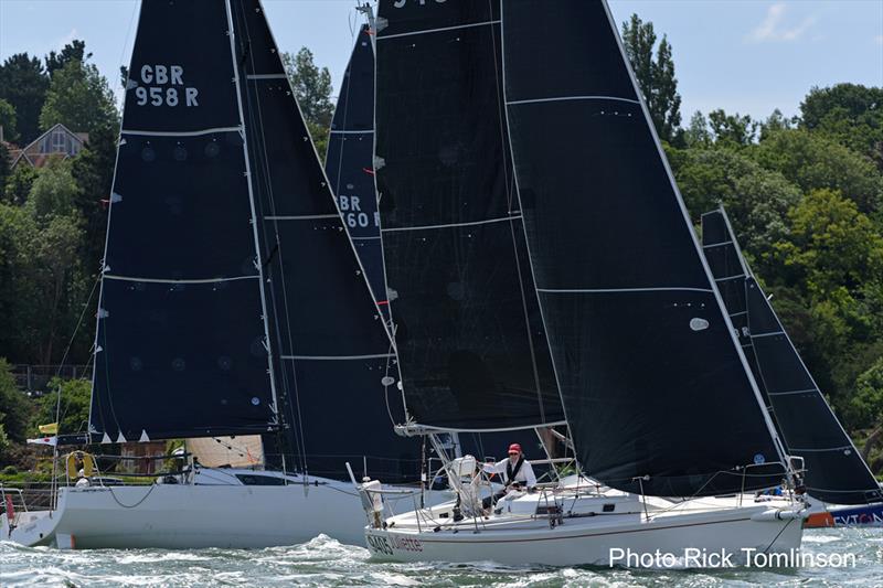 SORC The COVID Shakedown Race Sunday 7th June 2020 Single and Double handed race around bouys in the Solent photo copyright Rick Tomlinson taken at Solo Offshore Racing Club and featuring the IRC class