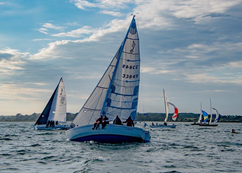 Crewing on keelboats at RLymYC's Thursday Night Racing photo copyright Paul French taken at Royal Lymington Yacht Club and featuring the IRC class