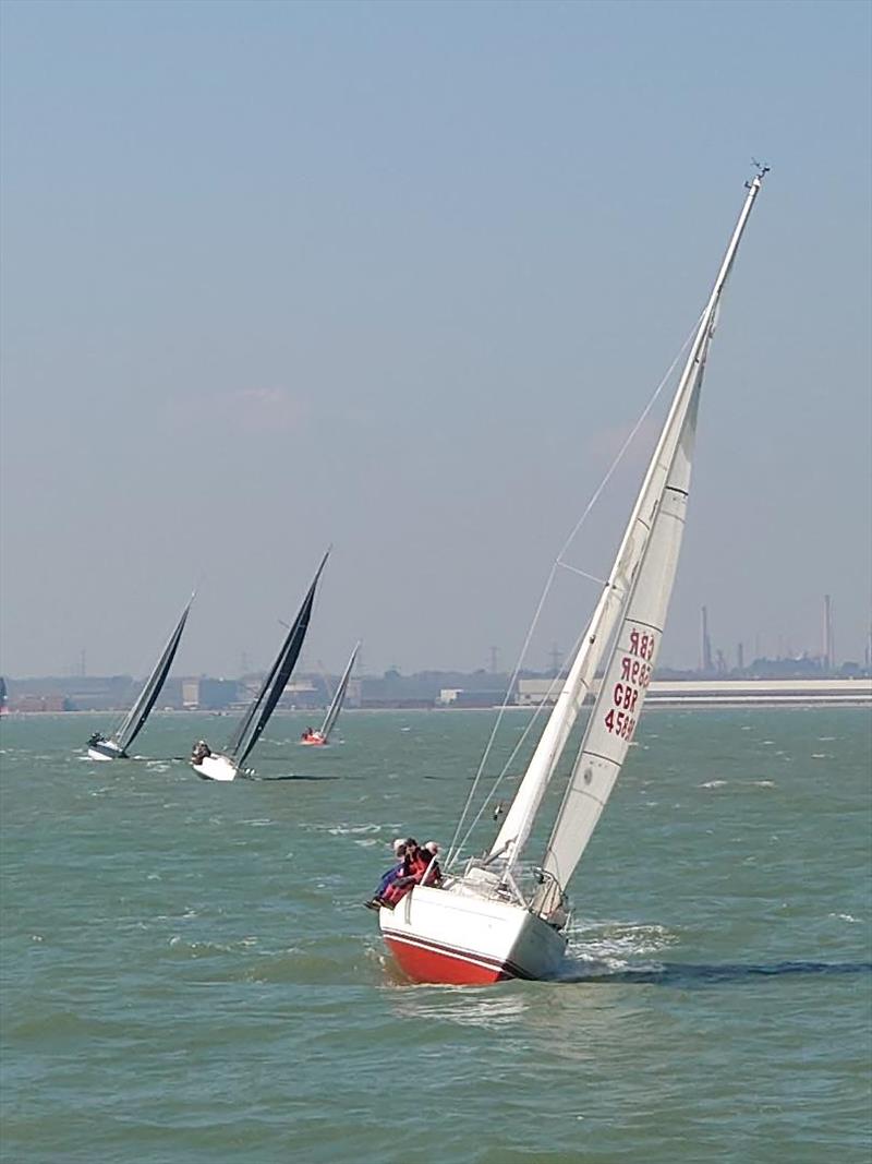 Warsash Spring Series Week 2 photo copyright Nigel Rennie taken at Warsash Sailing Club and featuring the IRC class