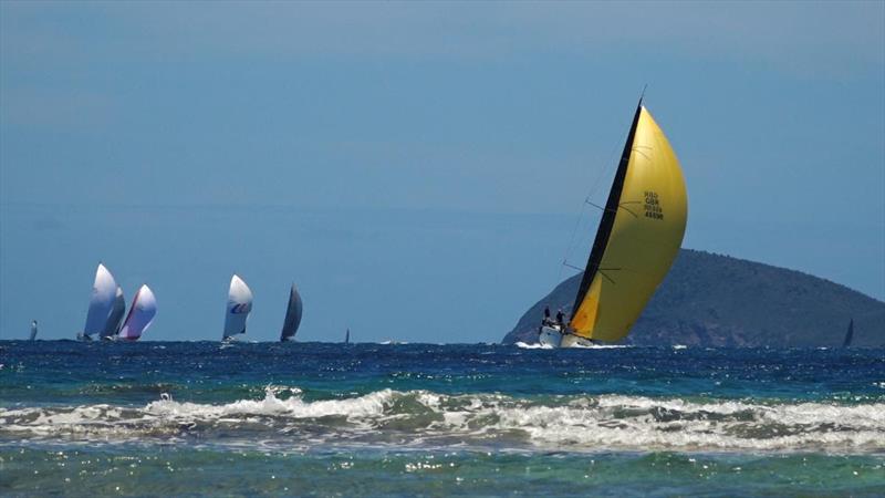The impressive fleet competed in four classes and enjoyed some great sailing and a fun afternoon at the Scrub Island Resort on day 1 of the 49th Annual BVI Spring Regatta & Sailing Festival - photo © M. Ashley Love