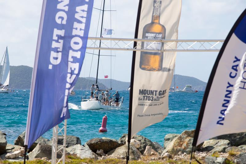 A steady 18 knots  which built to 24 throughout racing, greeted the fleet for another day of competition - 2022 BVI Sailing Festival - photo © Alastair Abrehart