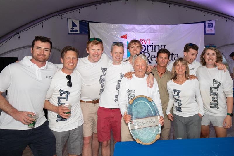Tony Mack & his Team McFly win CSA-3 - 49th BVI Spring Regatta & Sailing Festival  photo copyright Alastair Abrehart taken at Royal BVI Yacht Club and featuring the IRC class