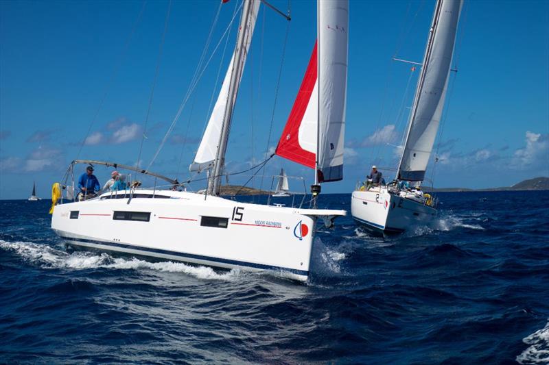 Moon Rainbow take first in Bareboat 3  - 49th BVI Spring Regatta & Sailing Festival  photo copyright Alastair Abrehart taken at Royal BVI Yacht Club and featuring the IRC class