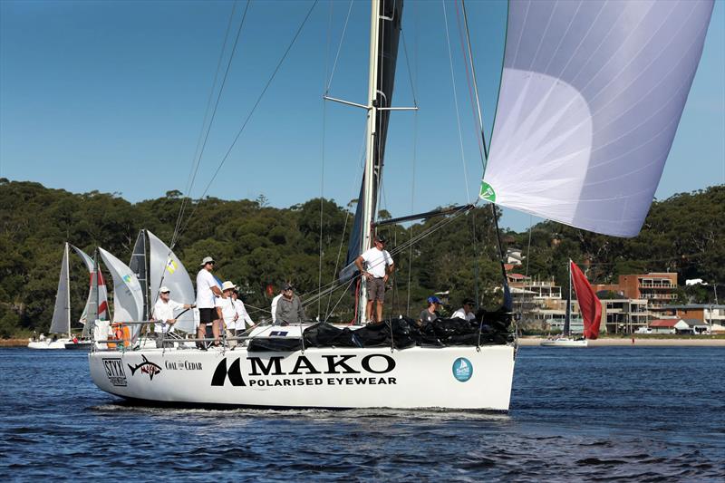 Div 1 winner Mako on Sail Port Stephens Day 1 photo copyright Promocean Media taken at Corlette Point Sailing Club and featuring the IRC class