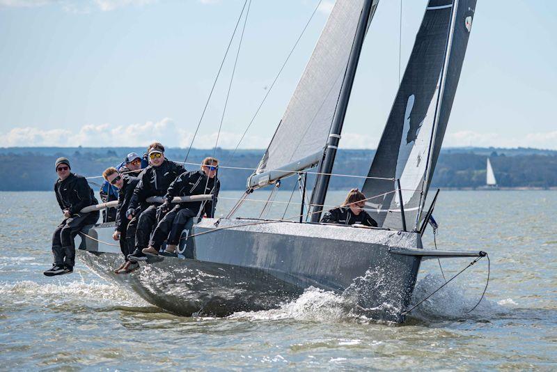 Week 4 of Warsash Spring Series supported by Helly Hansen photo copyright Andrew Adams / www.marineproductions.co.uk taken at Warsash Sailing Club and featuring the IRC class