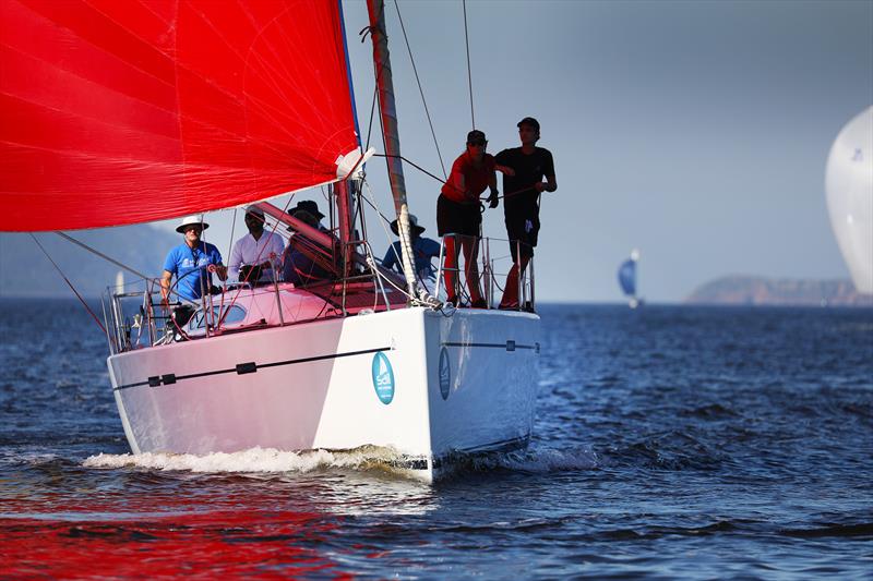 KD4 during Sail Port Stephens Day 2 photo copyright Promocean Media taken at Corlette Point Sailing Club and featuring the IRC class