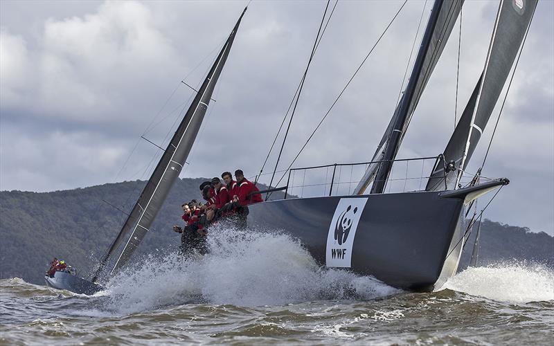 Whisper is due to finish this morning photo copyright Andrea Francolini taken at Royal Prince Alfred Yacht Club and featuring the IRC class