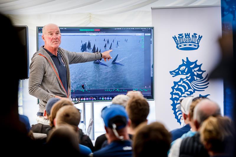 Coaching after racing in the RORC Clubhouse on day 1 of the RORC Easter Challenge - photo © Paul Wyeth / www.pwpictures.com