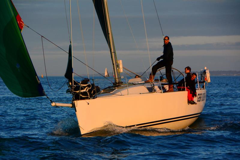 Mojo Risin' during HRSC Early Bird Race 3 photo copyright Trevor Pountain taken at  and featuring the IRC class