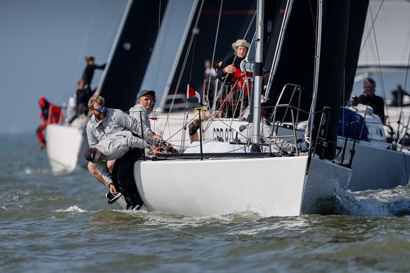 The smallest boat at the regatta, Julian Metherell's Quarter Tonner Bullit retains the class lead in IRC Three on day 2 of the RORC Easter Challenge - photo © Paul Wyeth / www.pwpictures.com